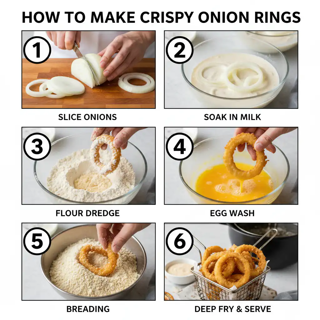 How to make Crispy Onion Rings