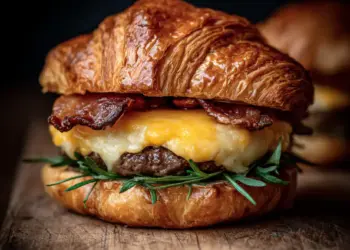 Croissant Smash Burgers featured