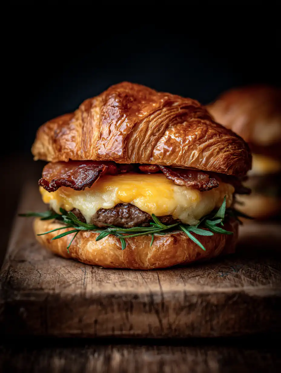 Croissant Smash Burgers Recipe