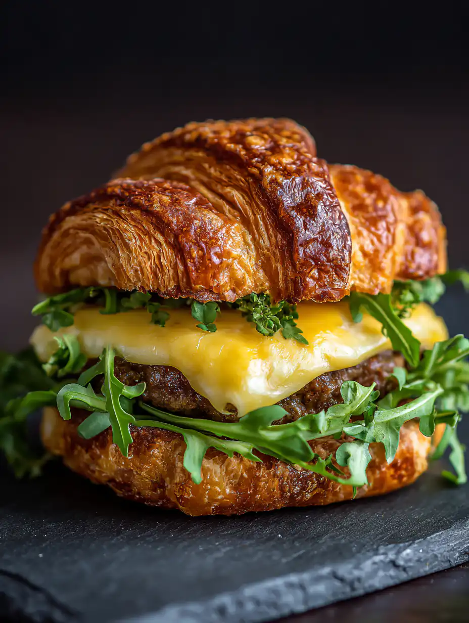 Croissant Smash Burgers Recipe