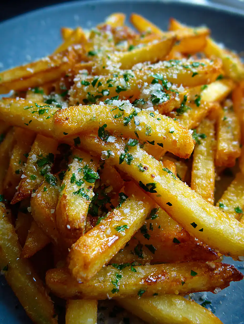 Garlic Butter Parmesan Fries Recipe