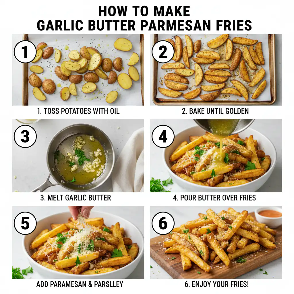 How to make Garlic Butter Parmesan Fries