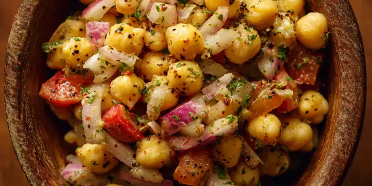 Honey Mustard Chickpea Salad featured