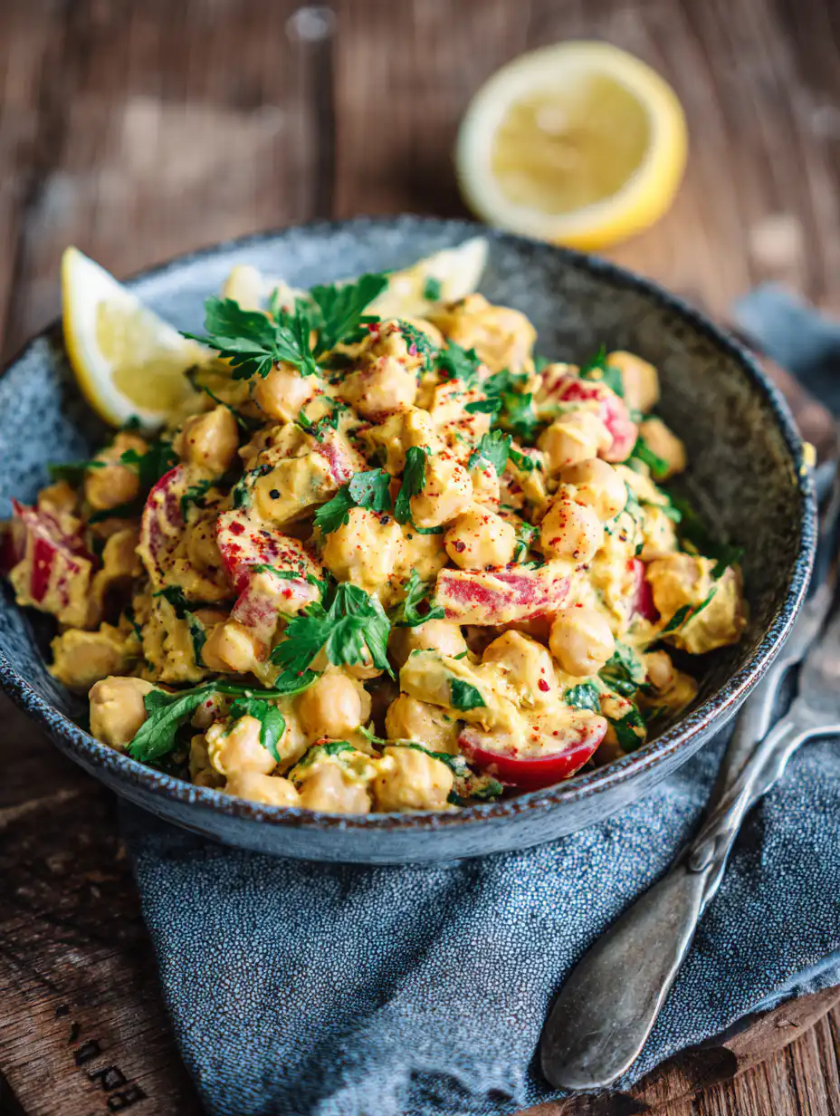 Honey Mustard Chickpea Salad Recipe