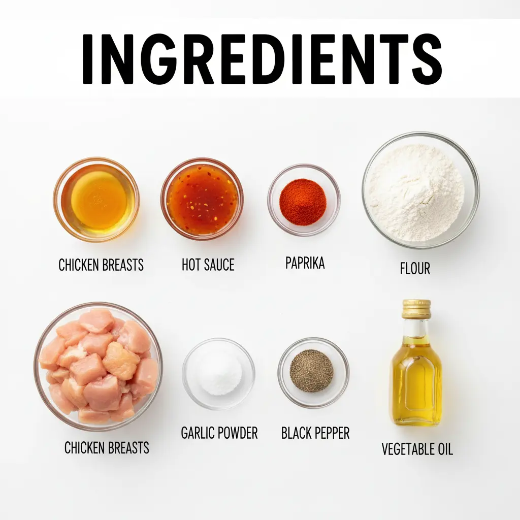 Hot Honey Chicken ingredients