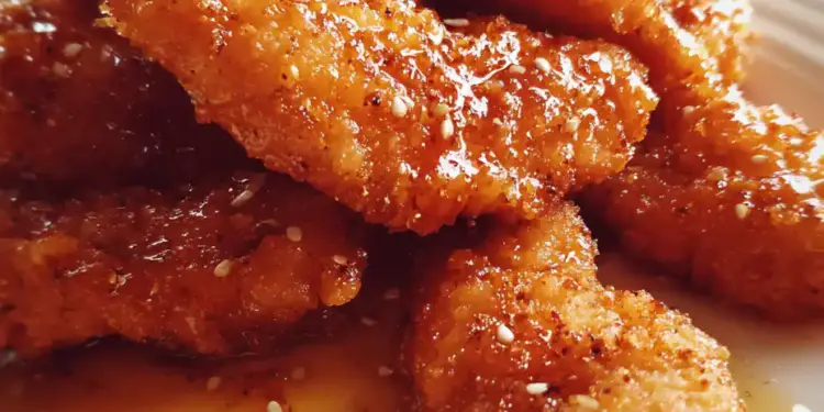 Hot Honey Chicken Tenders featured