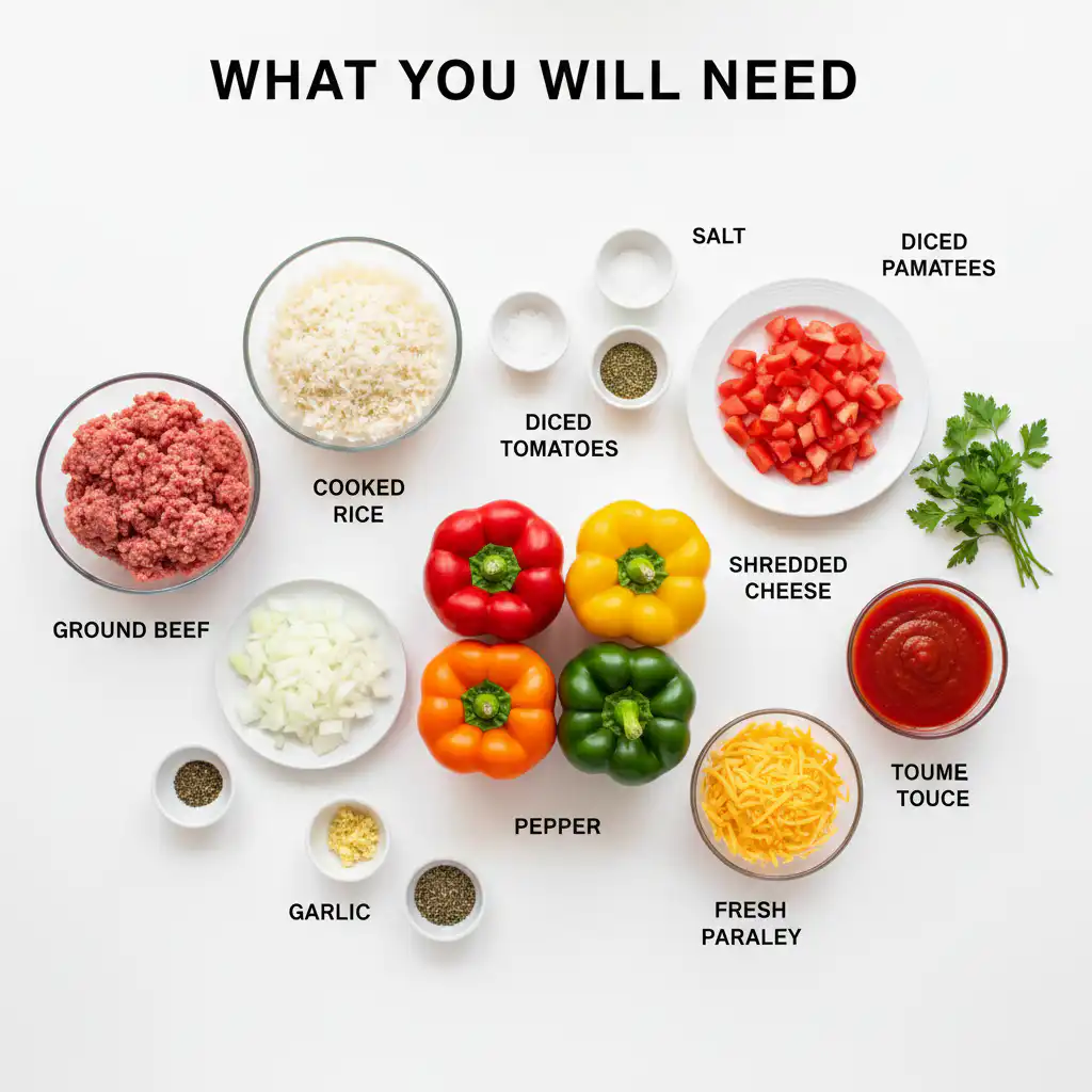 Stuffed Bell Peppers ingredients