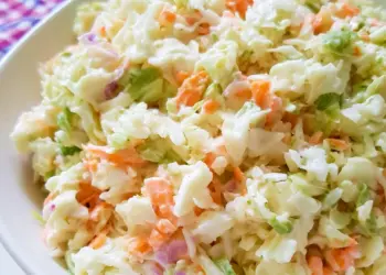 copycat KFC coleslaw recipe featured