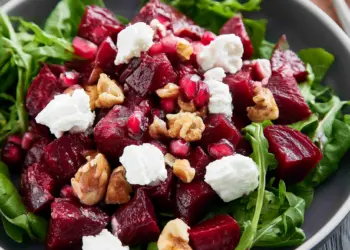 roasted beet salad featured